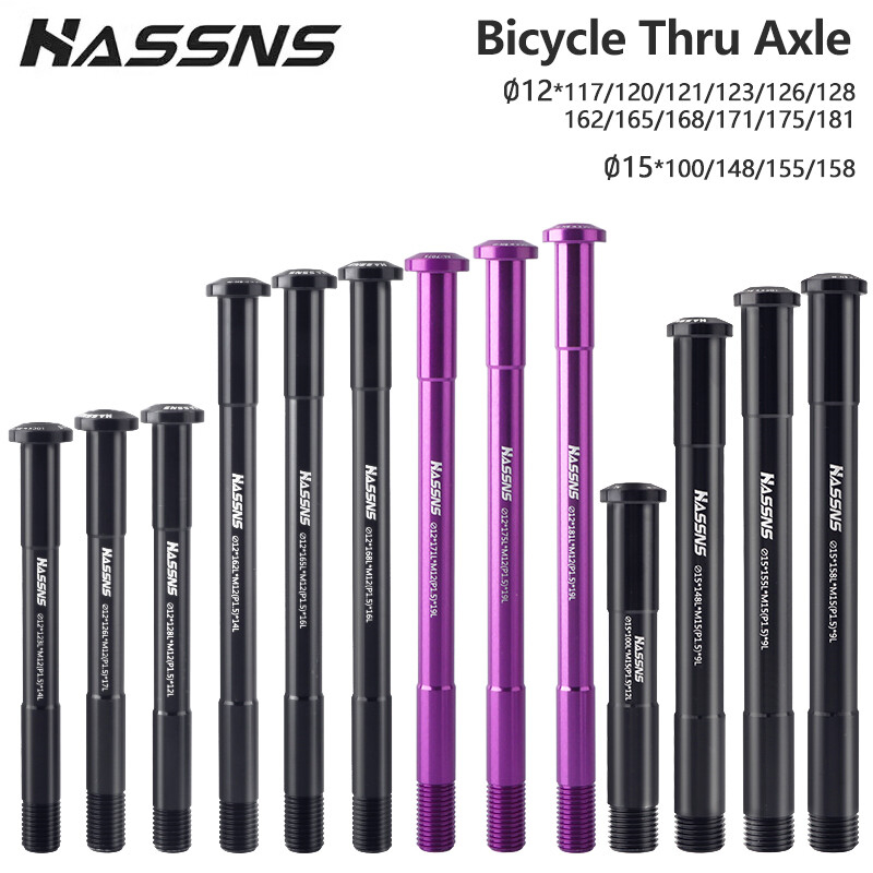 Mountain Biking Equipment - HASSNS MTB Thru Axle 15x100 15x110