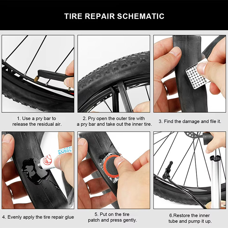 39pcs Bike Tire Repair Kit - B - Mountain Biking Youtube review and price