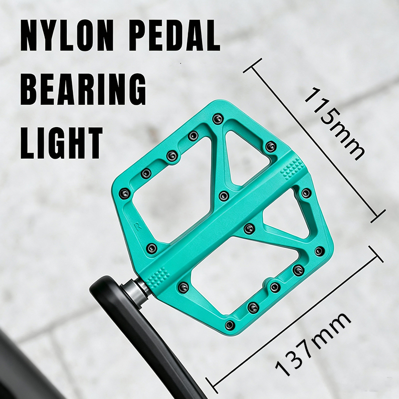 Nylon Bicycle Pedals MTB Platf - Pedal Platform Flat review and price