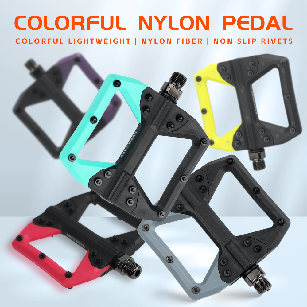 RACEOWKR Bicycle Pedals MTB Ny - Pedal Platform Flat review and price