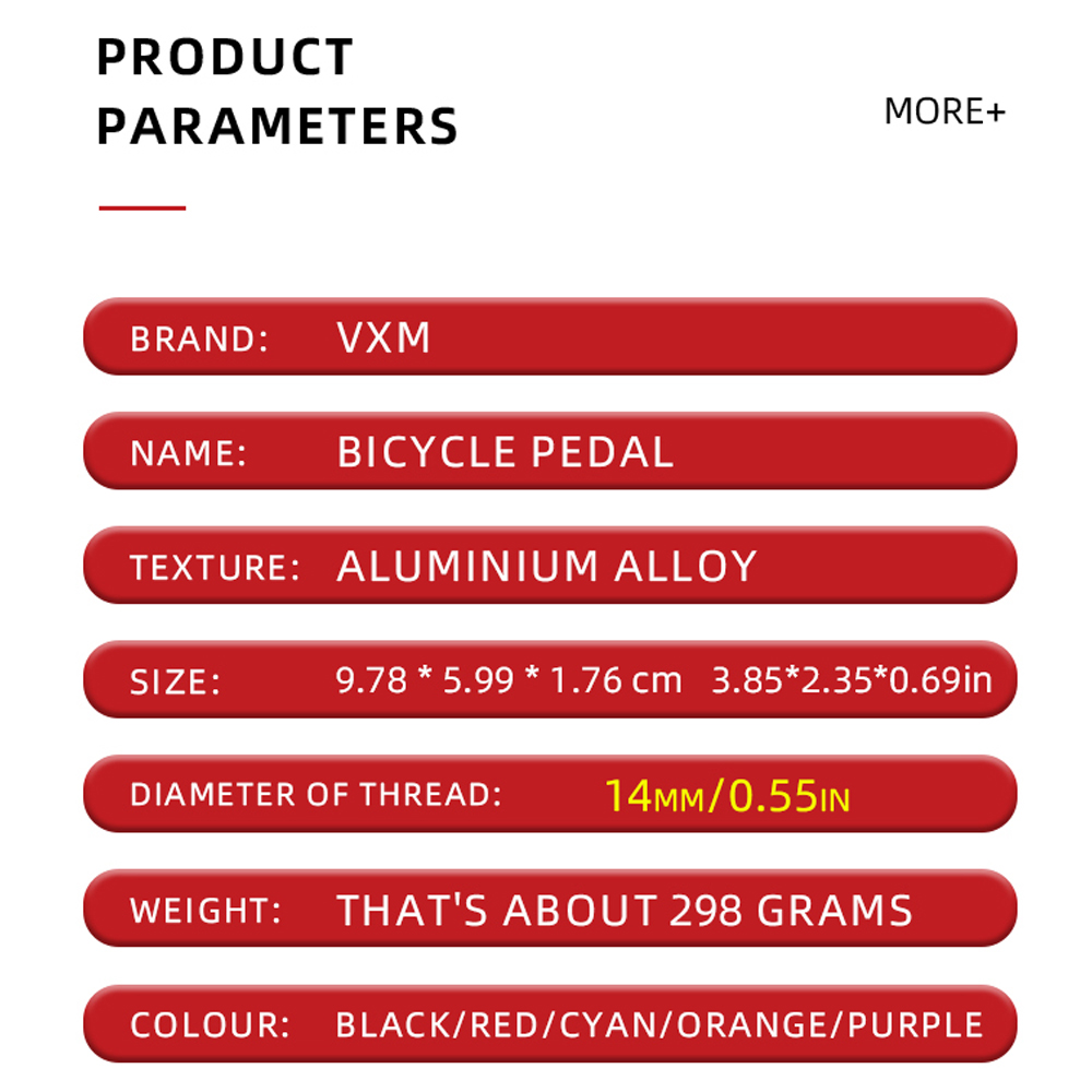 VXM Bicycle Ultralight Seal Be - Pedal Platform Flat review and price