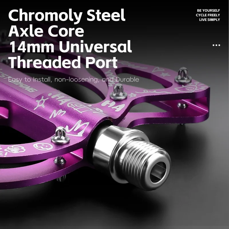 WEST BIKING 3 Bearing MTB Road - Pedal Platform Flat review and price