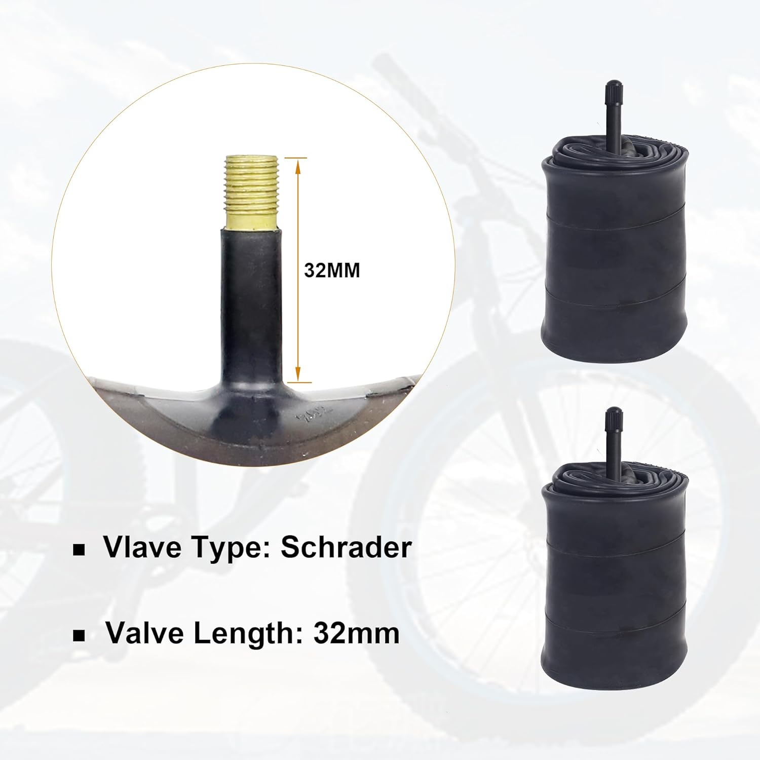 ZUKKA 1 Piece Fat Inner Tubes  - Mountain Biking Youtube review and price