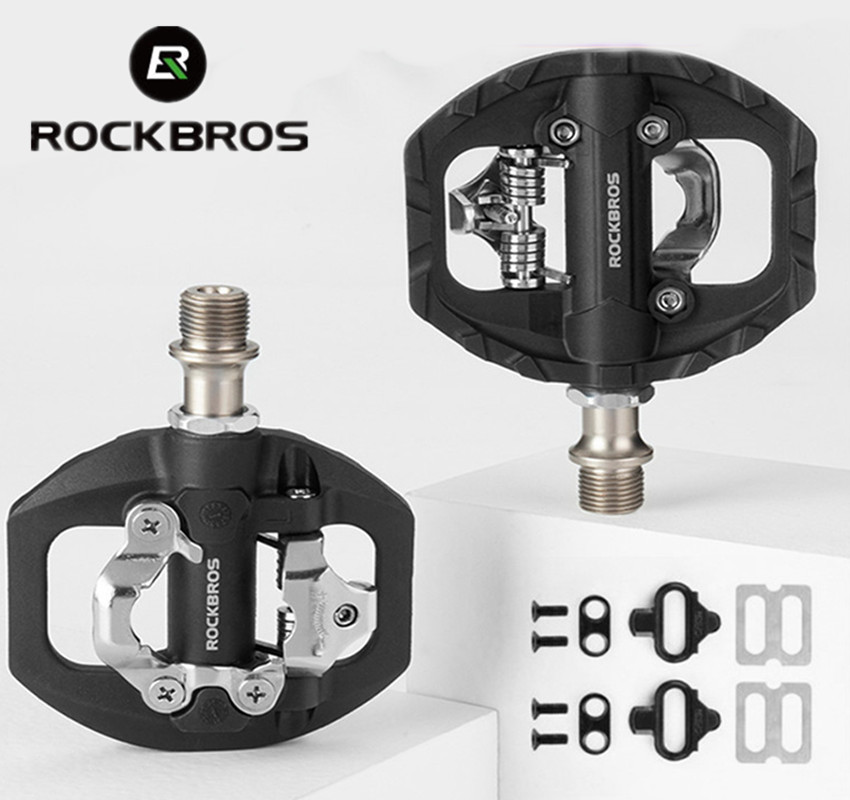 ROCKBROS Bicycle Lock Pedal 2  - Pedal Platform Flat review and price