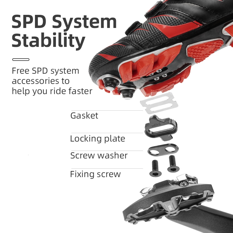 ROCKBROS Bicycle Lock Pedal 2  - Pedal Platform Flat review and price