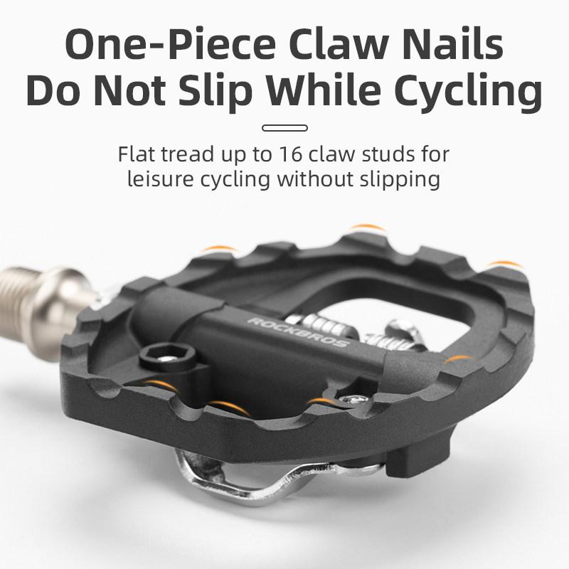 ROCKBROS Bicycle Lock Pedal 2  - Pedal Platform Flat review and price