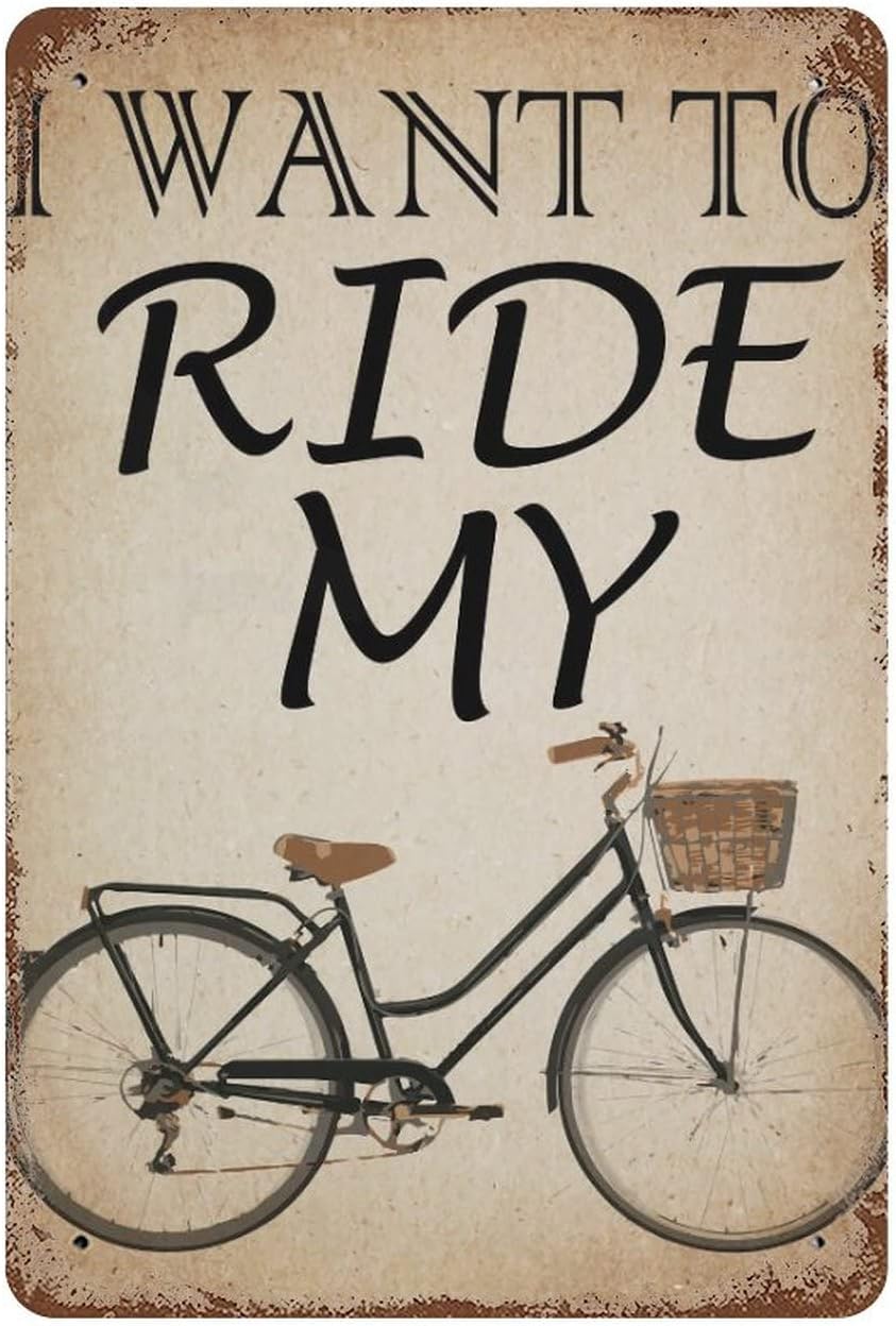 Bike Metal Tin Sign, Mountain  - Mountain Biking Game review and price