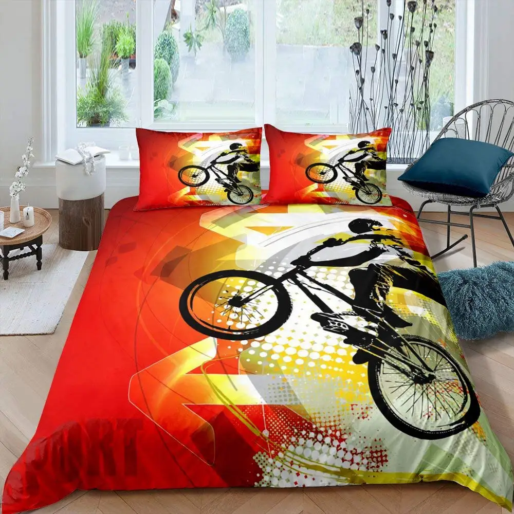 Bicycle Duvet Cover Set Microf - Mountain Biking Game review and price