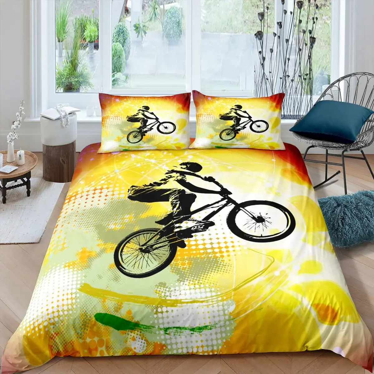 Bicycle Duvet Cover Set Microf - Mountain Biking Game review and price