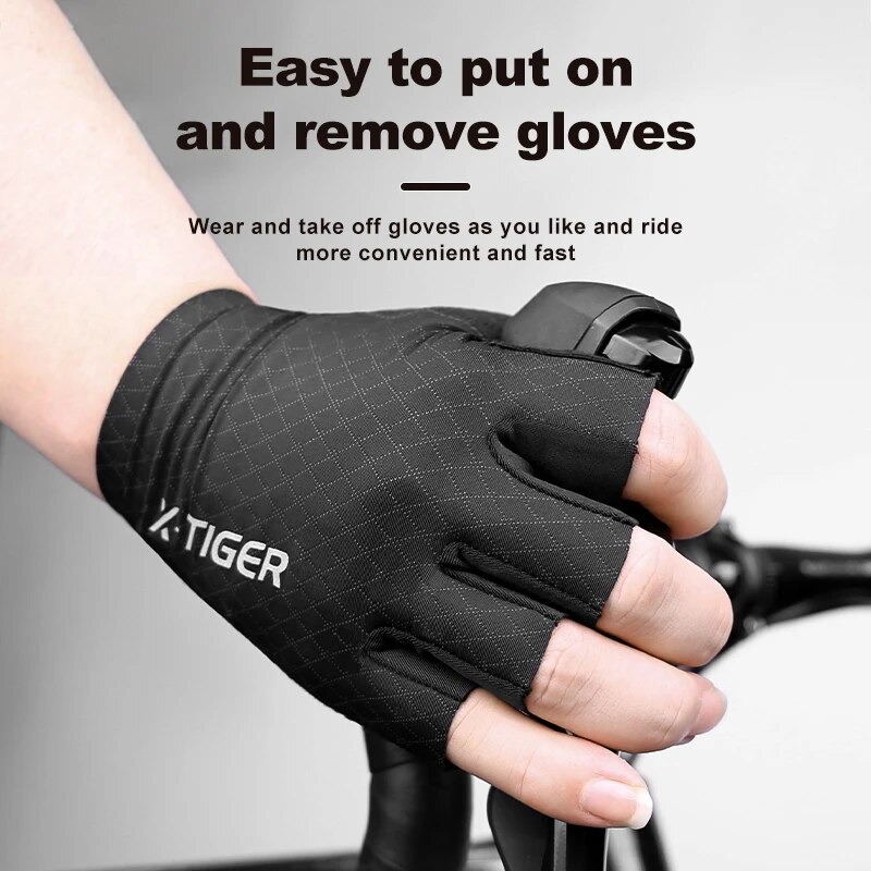 X-TIGER Cycling Gloves Half Fi - Mountain Biking Gloves Mens review and price